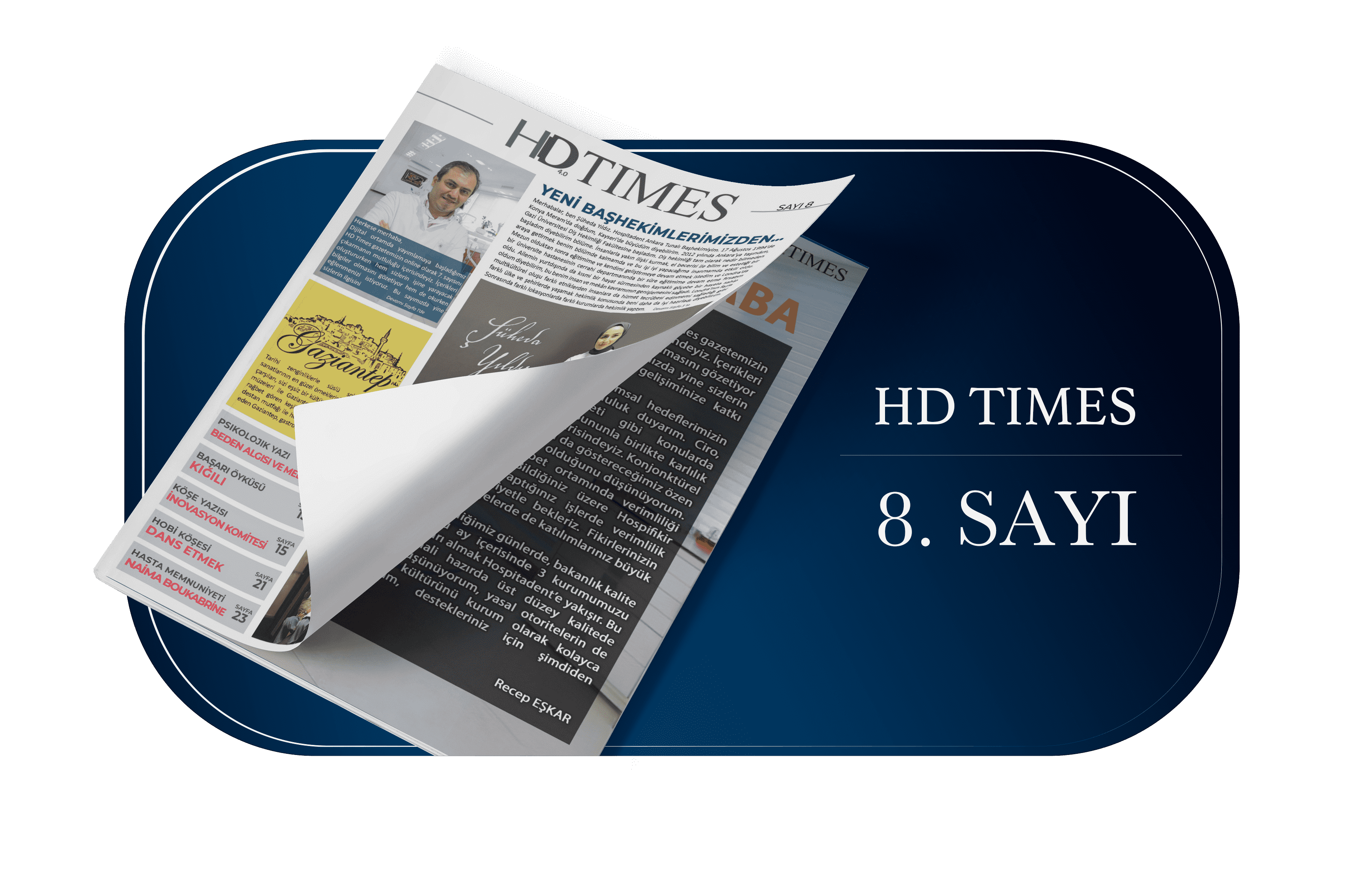 8. sayi HD Times Gazetesi